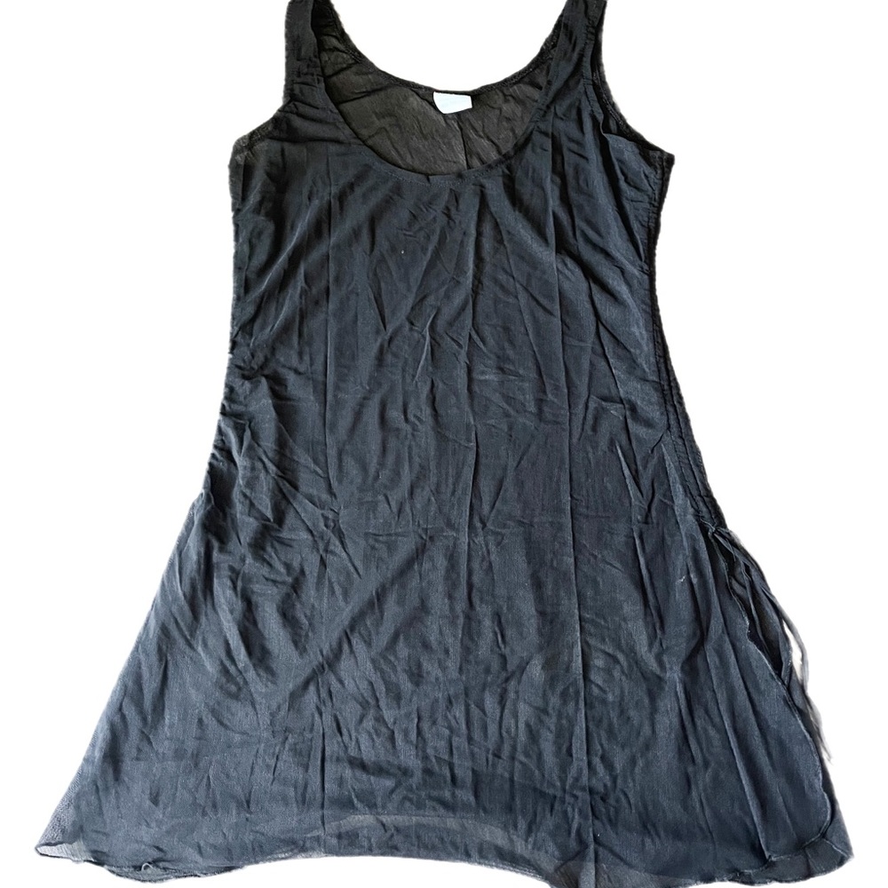 Venus Black Mesh Swimsuit Cover Up Dress